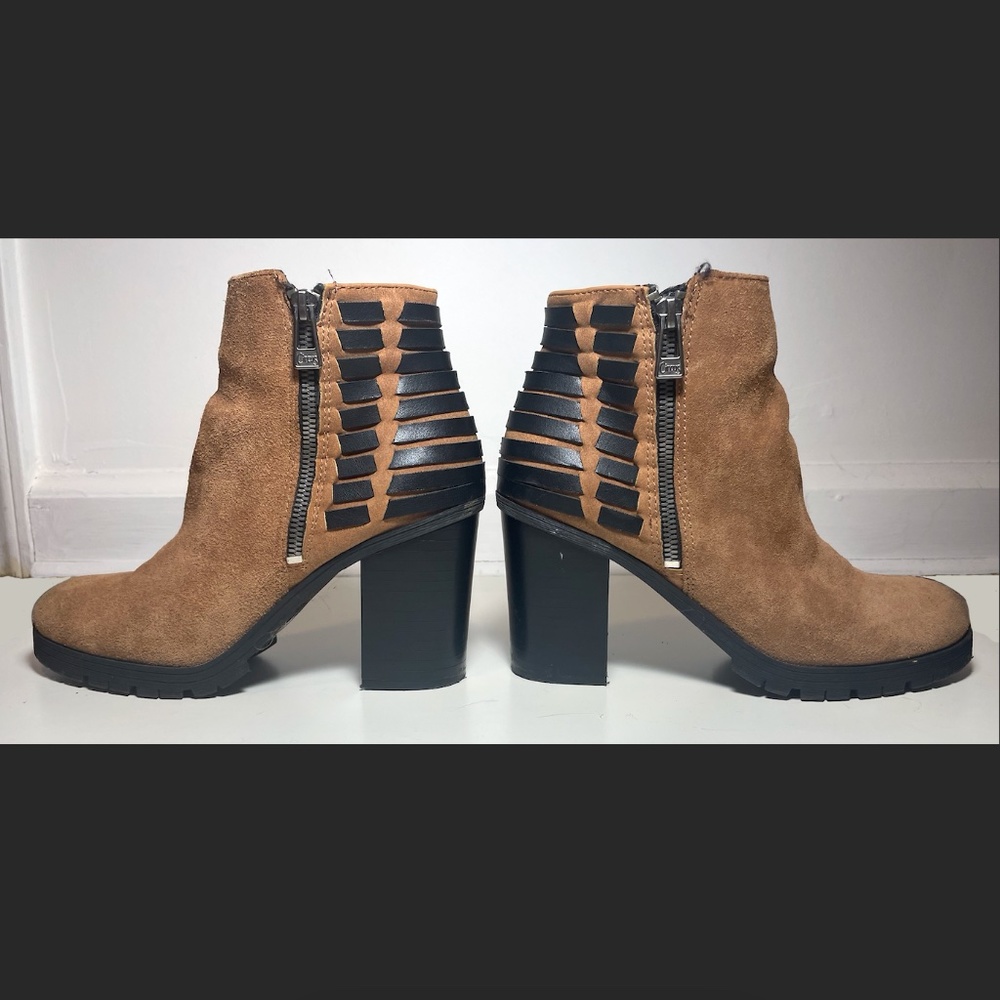 Circus by Sam Edelman Brown Suede Boots with Leather size 8.5
